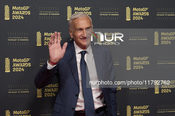 Davide Tardozzi of Italy and Ducati during the MotoGP Awards 2024 at the Museu Nacional d'Art de Catalunya on November 17, 2024 in Barcelona...