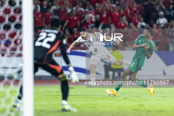 Sandy Walsh of Indonesia plays during the FIFA World Cup Asian 3rd Qualifier Group C match against Saudi Arabia at Gelora Bung Karno Stadium...