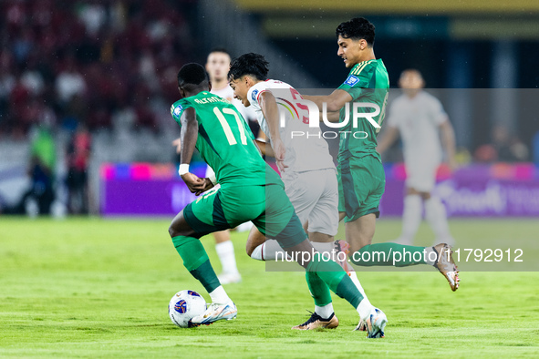 Rafael Struick of Indonesia plays during the FIFA World Cup Asian 3rd Qualifier Group C match against Saudi Arabia at Gelora Bung Karno Stad...