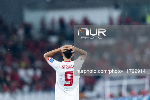 Rafael Struick of Indonesia plays during the FIFA World Cup Asian 3rd Qualifier Group C match against Saudi Arabia at Gelora Bung Karno Stad...