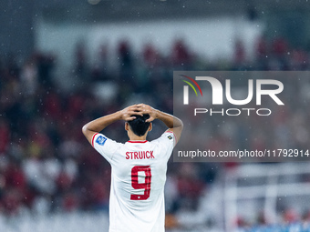 Rafael Struick of Indonesia plays during the FIFA World Cup Asian 3rd Qualifier Group C match against Saudi Arabia at Gelora Bung Karno Stad...