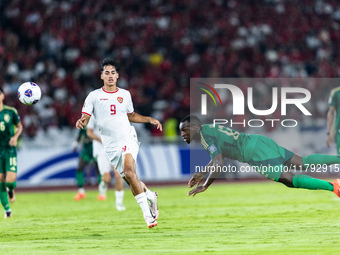 Rafael Struick of Indonesia plays during the FIFA World Cup Asian 3rd Qualifier Group C match against Saudi Arabia at Gelora Bung Karno Stad...