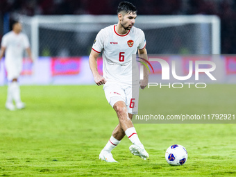 Sandy Walsh of Indonesia plays during the FIFA World Cup Asian 3rd Qualifier Group C match against Saudi Arabia at Gelora Bung Karno Stadium...