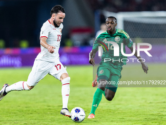 Calvin Verdonk of Indonesia plays during the FIFA World Cup Asian 3rd Qualifier Group C match against Saudi Arabia at Gelora Bung Karno Stad...