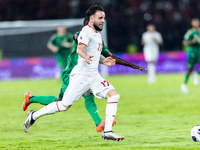 Calvin Verdonk of Indonesia plays during the FIFA World Cup Asian 3rd Qualifier Group C match against Saudi Arabia at Gelora Bung Karno Stad...