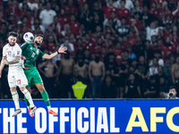 Calvin Verdonk of Indonesia plays during the FIFA World Cup Asian 3rd Qualifier Group C match against Saudi Arabia at Gelora Bung Karno Stad...