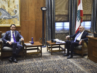 US special envoy Amos Hochstein arrives to meet Lebanon's Parliament Speaker in Beirut, Lebanon, on November 19, 2024. Hochstein arrives in...