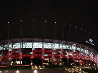 A general view of stadium before UEFA Nations League match Poland - Scotland at National Stadium in Warsaw, Poland on November 18, 2024. (