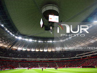 A general view of stadium before UEFA Nations League match Poland - Scotland at National Stadium in Warsaw, Poland on November 18, 2024. (