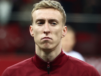 Adam Buksa before UEFA Nations League match Poland - Scotland at National Stadium in Warsaw, Poland on November 18, 2024. (