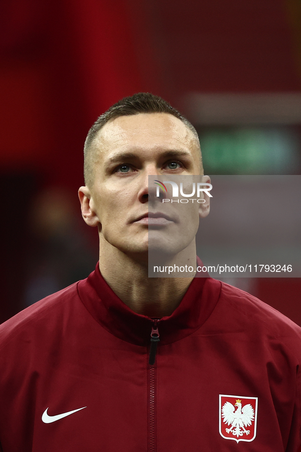 Lukasz Skorupski before UEFA Nations League match Poland - Scotland at National Stadium in Warsaw, Poland on November 18, 2024. 