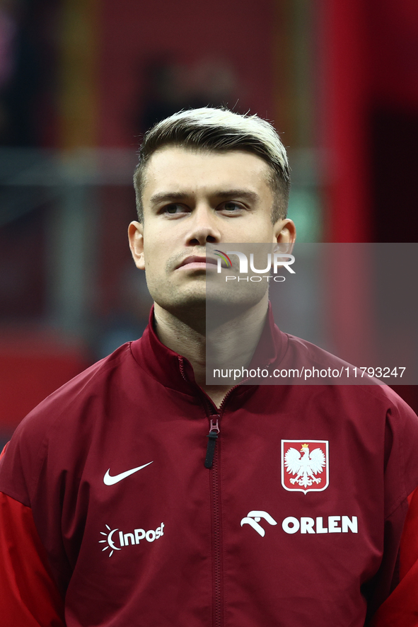 Kamil Piatkowski before UEFA Nations League match Poland - Scotland at National Stadium in Warsaw, Poland on November 18, 2024. 