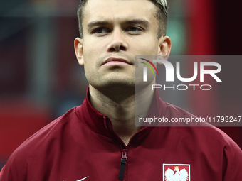 Kamil Piatkowski before UEFA Nations League match Poland - Scotland at National Stadium in Warsaw, Poland on November 18, 2024. (