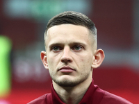 Sebastian Szymanski before UEFA Nations League match Poland - Scotland at National Stadium in Warsaw, Poland on November 18, 2024. (