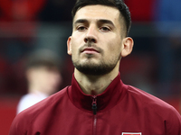 Jakub Moder before UEFA Nations League match Poland - Scotland at National Stadium in Warsaw, Poland on November 18, 2024. before UEFA Natio...