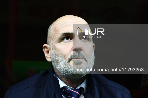 Michal Probierz during UEFA Nations League match Poland - Scotland at National Stadium in Warsaw, Poland on November 18, 2024. 