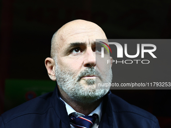 Michal Probierz during UEFA Nations League match Poland - Scotland at National Stadium in Warsaw, Poland on November 18, 2024. (