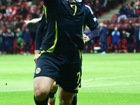 John McGinn celebrates the goal during UEFA Nations League match Poland - Scotland at National Stadium in Warsaw, Poland on November 18, 202...