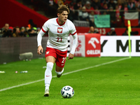 Nicola Zalewski during UEFA Nations League match Poland - Scotland at National Stadium in Warsaw, Poland on November 18, 2024. (