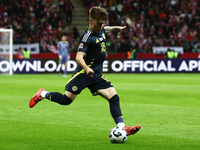 Ben Doak during UEFA Nations League match Poland - Scotland at National Stadium in Warsaw, Poland on November 18, 2024. (