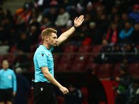 Christian Dingert during UEFA Nations League match Poland - Scotland at National Stadium in Warsaw, Poland on November 18, 2024. (