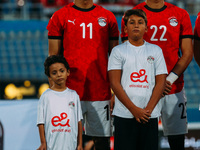 The group photo of the Egyptian national team before the Egypt vs Botswana match in the Africa Cup of Nations Qualifiers in Cairo, Egypt, on...