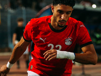 Egyptian player Omar Marmoush competes against a Botswana player during the Africa Cup of Nations Qualifiers match between Egypt and Botswan...