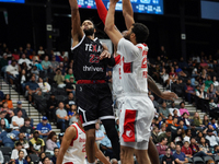 Phil Wheeler, #23 of the Texas Legends, drives to the basket against the Memphis Hustle during the NBA G League regular season match at Come...