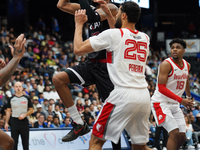 Phil Wheeler, #23 of the Texas Legends, drives to the basket against the Memphis Hustle during the NBA G League regular season match at Come...