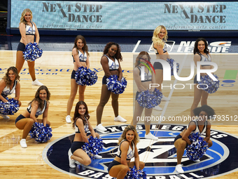 Texas Legends cheerleaders perform during the match between the Texas Legends and Memphis Hustle during the NBA G League regular season at C...