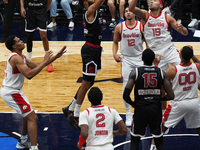 Phil Wheeler, #23 of the Texas Legends, drives to the basket against the Memphis Hustle during the NBA G League regular season match at Come...