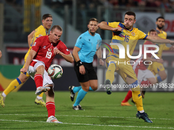 Trent Buhagiar of Malta is in action during the UEFA Nations League, League D, Group D2 soccer match between Malta and Andorra at the Nation...