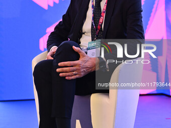 Stefano Deantoni from INFRONT attends the Social Football Summit 2024 at the Olympic Stadium in Rome, Italy, on November 19, 2024. (