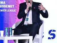 Mike Summers represents the PALACE FOR LIFE FOUNDATION during the Social Football Summit 2024 at the Olympic Stadium in Rome, Italy, on Nove...