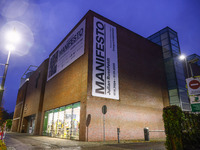 The opening of 'Manifesto' exhibition by Julian Rosefeldt in the Centre Of Contemporary Art in Torun, Poland on November 17, 2024. The exhib...