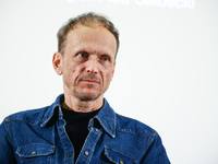 Director Julian Rosefeldt attends a press conference ahead the opening of his 'Manifesto' exhibition in the Centre Of Contemporary Art in To...