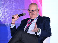 Giovanni Gardini of PALERMO FC participates in the Social Football Summit 2024 at the Olympic Stadium in Rome, Italy, on November 19, 2024....