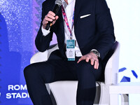 Mike Armstrong of JUVENTUS FC attends the Social Football Summit 2024 at the Olympic Stadium in Rome, Italy, on November 19, 2024. (