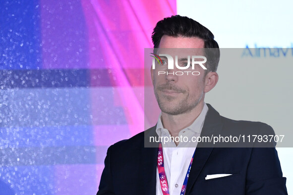 Mike Armstrong of JUVENTUS FC attends the Social Football Summit 2024 at the Olympic Stadium in Rome, Italy, on November 19, 2024. 