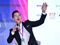 Mike Armstrong of JUVENTUS FC attends the Social Football Summit 2024 at the Olympic Stadium in Rome, Italy, on November 19, 2024. (