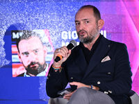 Gianluca Di Marzio from SKY attends the Social Football Summit 2024 at the Olympic Stadium in Rome, Italy, on November 19, 2024. (