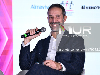 Luca Marchetti SKY attends the Social Football Summit 2024 at the Olympic Stadium in Rome, Italy, on November 19, 2024. (