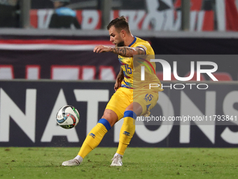 Moises San Nicolas of Andorra plays during the UEFA Nations League, League D, Group D2 soccer match between Malta and Andorra at the Nationa...