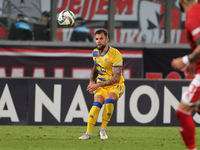 Moises San Nicolas of Andorra plays during the UEFA Nations League, League D, Group D2 soccer match between Malta and Andorra at the Nationa...