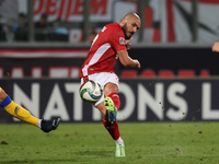 Teddy Teuma of Malta plays during the UEFA Nations League, League D, Group D2 soccer match between Malta and Andorra at the National Stadium...