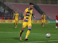 Christian Garcia of Andorra plays during the UEFA Nations League, League D, Group D2 soccer match between Malta and Andorra at the National...