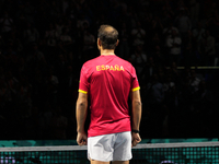 MALAGA, SPAIN - NOVEMBER 19: Rafa Nadal's farewell to professional tennis after being knocked out of the Quarter-Final of the Davis Cup Fina...