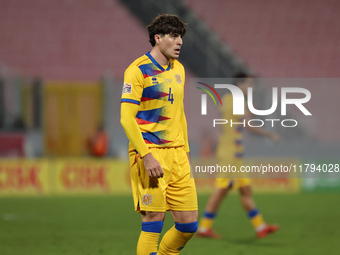 Francisco Pomares of Andorra gestures during the UEFA Nations League, League D, Group D2 soccer match between Malta and Andorra at the Natio...