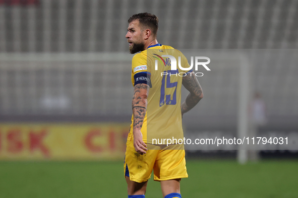 Moises San Nicolas of Andorra reacts during the UEFA Nations League, League D, Group D2 soccer match between Malta and Andorra at the Nation...