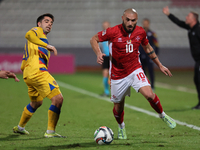 Teddy Teuma of Malta is in action during the UEFA Nations League, League D, Group D2 soccer match between Malta and Andorra at the National...